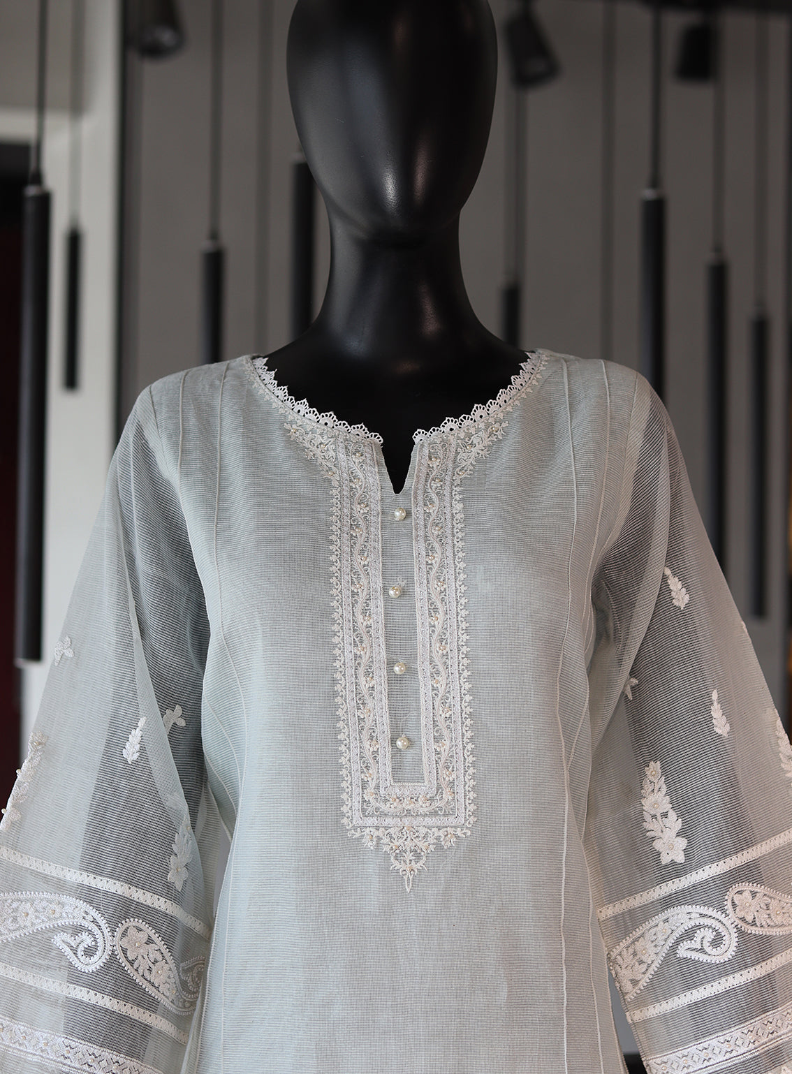 Dhanak Embroidered Lawn Stitched Kurti - DK24EL D-2095 Dhanak Embroidered Lawn Stitched Kurti - DK24EL D-2095
