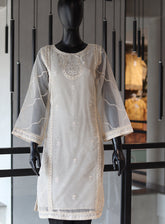 Dhanak Embroidered Lawn Stitched Kurti - DK24EL D-2107