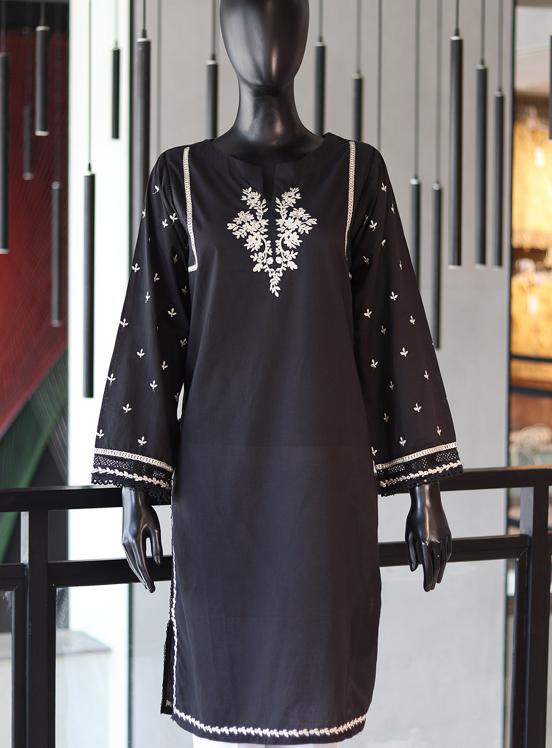 Dhanak Embroidered Lawn Stitched Kurti - DK24EL DC-0427 Dhanak Embroidered Lawn Stitched Kurti - DK24EL DC-0427