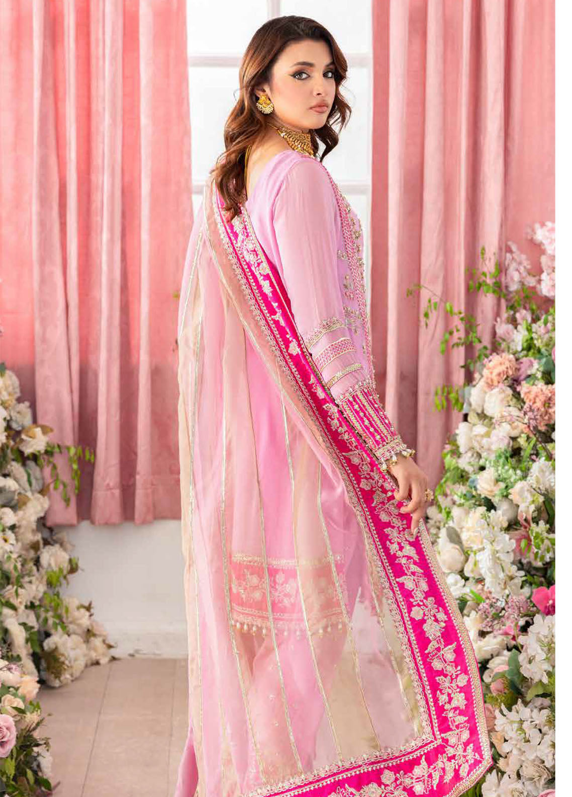 Diamond Dust By Charizma Embroidered Chiffon 4 Piece Unstitched Suit CH25DDV1 DD5-01 Diamond Dust By Charizma Embroidered Chiffon 4 Piece Unstitched Suit CH25DDV1 DD5-01