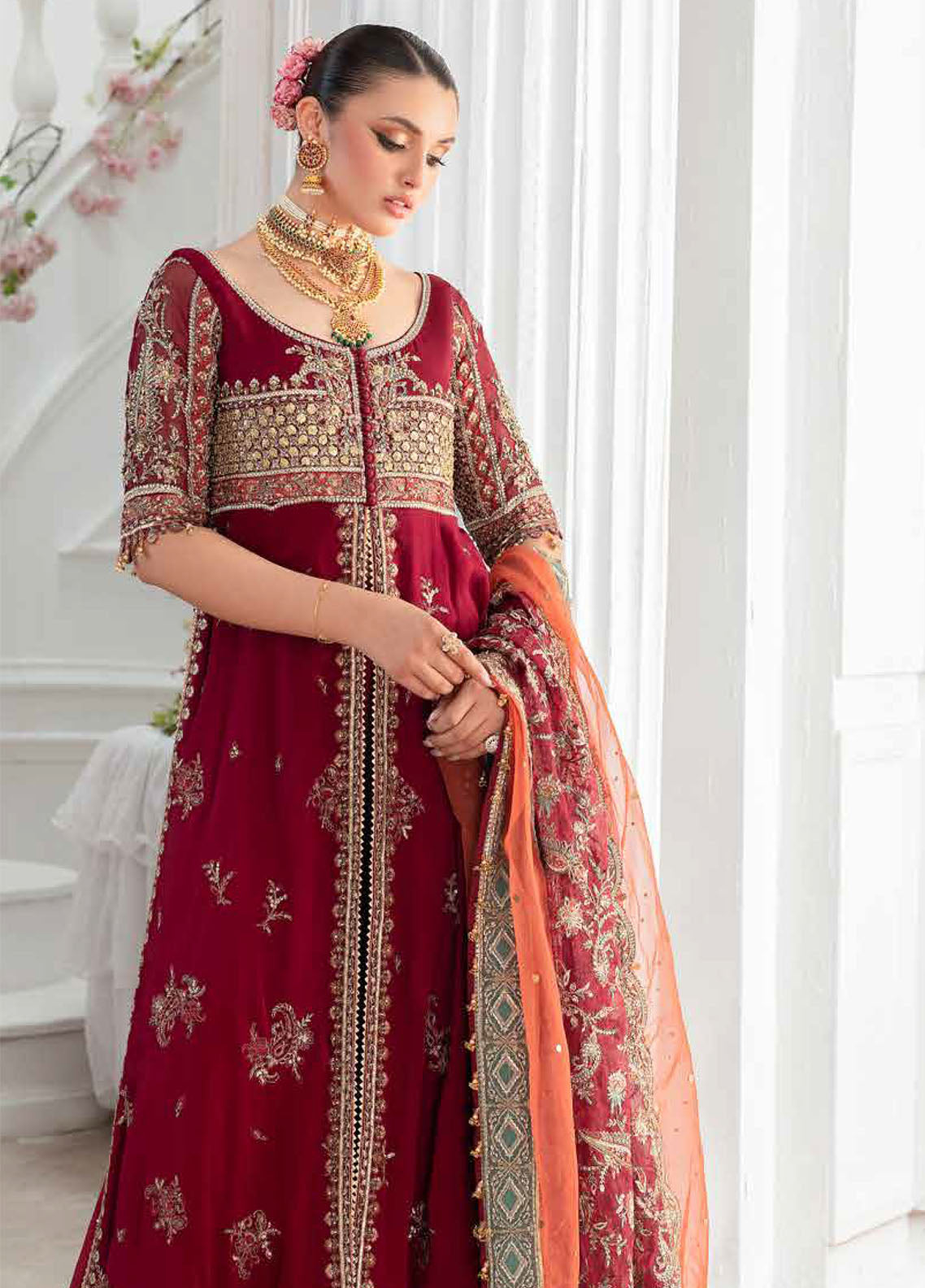 Diamond Dust By Charizma Embroidered Chiffon 4 Piece Unstitched Suit CH25DDV1 DD5-03 Diamond Dust By Charizma Embroidered Chiffon 4 Piece Unstitched Suit CH25DDV1 DD5-03