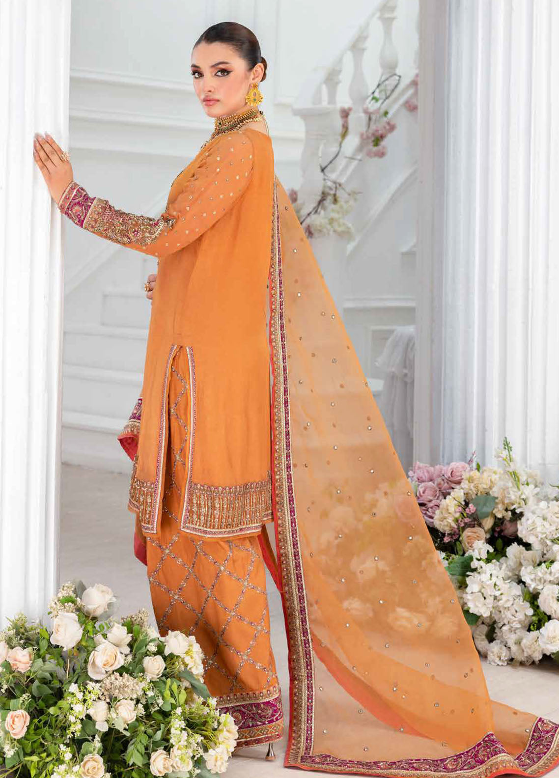 Diamond Dust By Charizma Embroidered Chiffon 4 Piece Unstitched Suit CH25DDV1 DD5-06 Diamond Dust By Charizma Embroidered Chiffon 4 Piece Unstitched Suit CH25DDV1 DD5-06