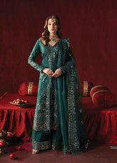 Divani By Afrozeh Embroidered Silk 3 Piece Unstitched Suit AF24DS D-04 SHAHNISA