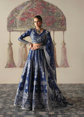 Divani By Afrozeh Embroidered Silk 3 Piece Unstitched Suit AF24DS D-08 NAZLI