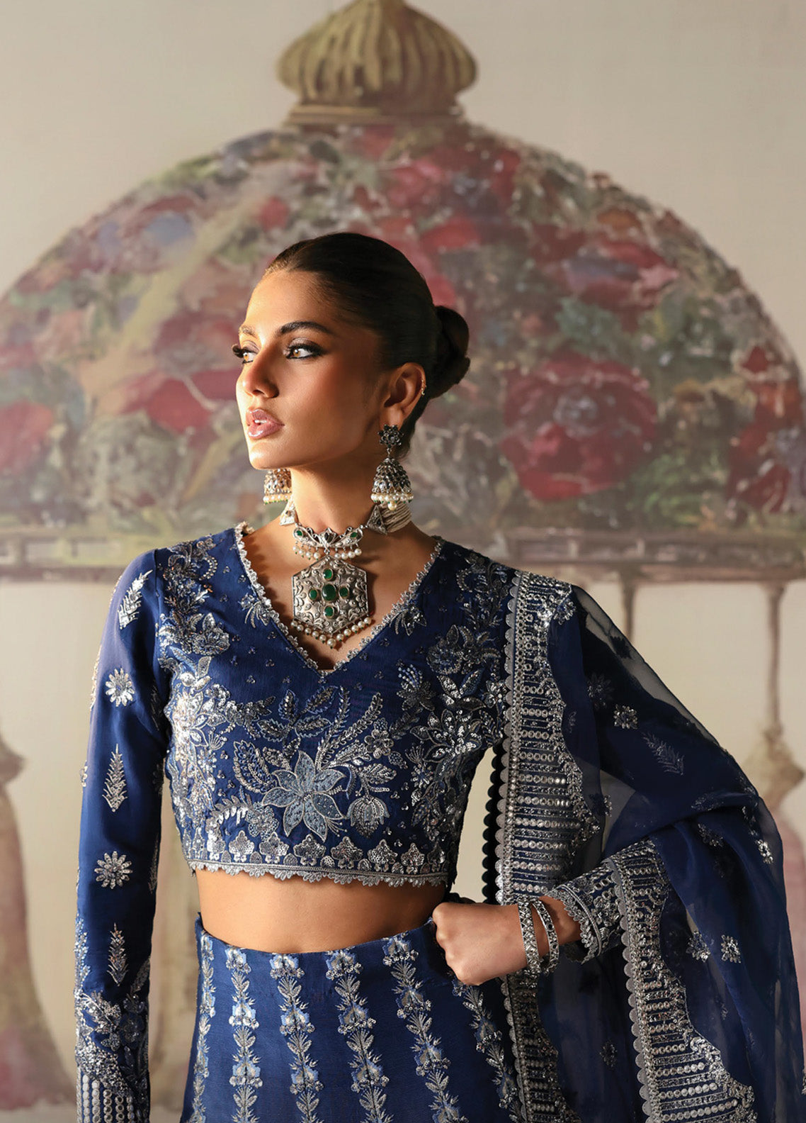 Divani By Afrozeh Embroidered Silk 3 Piece Unstitched Suit AF24DS D-08 NAZLI Divani By Afrozeh Embroidered Silk 3 Piece Unstitched Suit AF24DS D-08 NAZLI