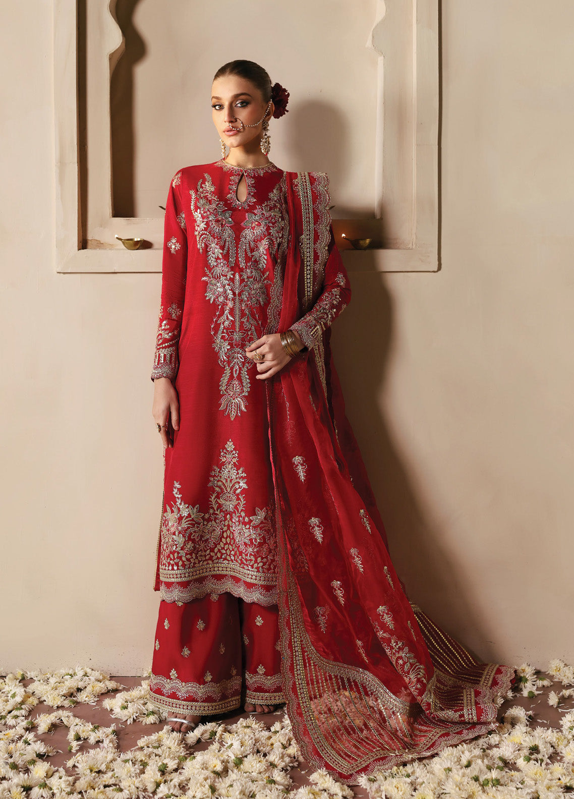 Divani By Afrozeh Embroidered Silk 3 Piece Unstitched Suit AF24DS D-09 SHABANA Divani By Afrozeh Embroidered Silk 3 Piece Unstitched Suit AF24DS D-09 SHABANA