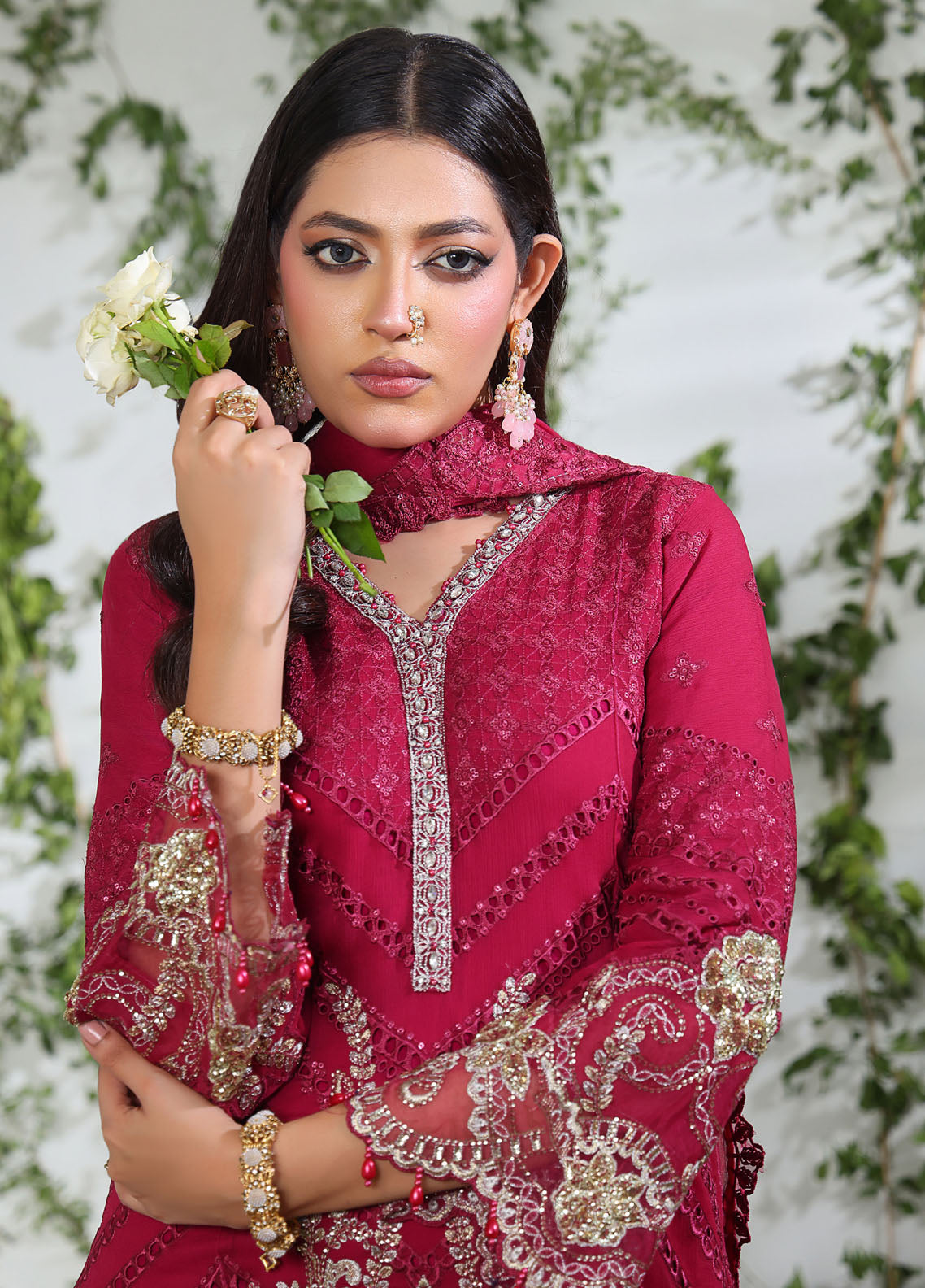Dr. Formal By Schick Luxury Embroidered Chiffon 3 Piece Semi Stitched Suit SDH25DF EHE-02 Dr. Formal By Schick Luxury Embroidered Chiffon 3 Piece Semi Stitched Suit SDH25DF EHE-02