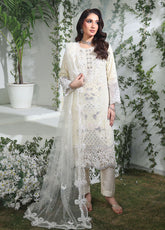 Dr. Formal By Schick Luxury Embroidered Chiffon 3 Piece Semi Stitched Suit SDH25DF EHE-03