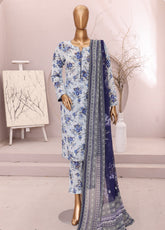 Dr. Prints By Schick Digital Printed Lawn 3 Piece Unstitched Suit SDH25DPDS BD-01