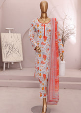 Dr. Prints By Schick Digital Printed Lawn 3 Piece Unstitched Suit SDH25DPDS BD-02