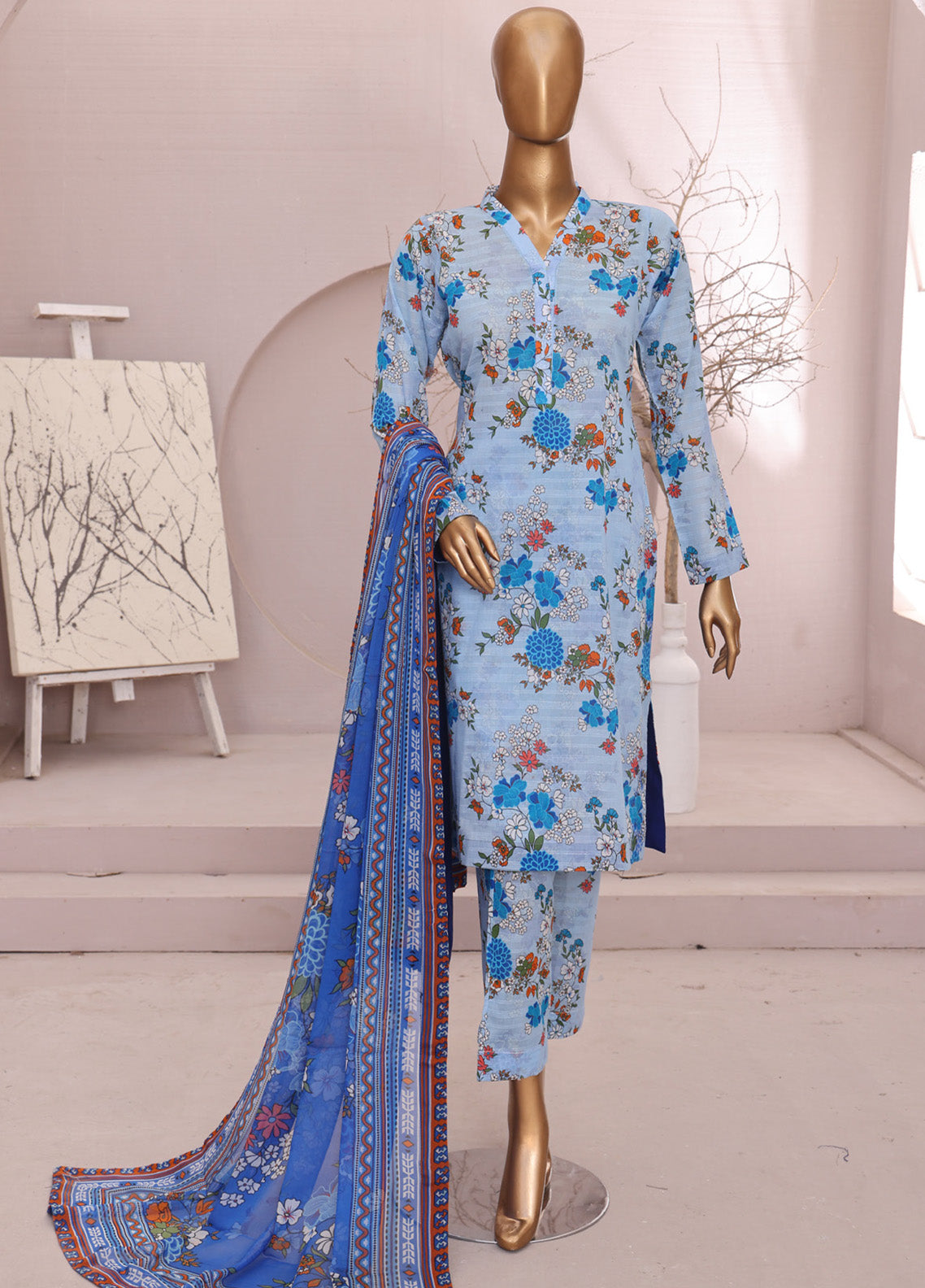 Dr. Prints By Schick Digital Printed Lawn 3 Piece Unstitched Suit SDH25DPDS BD-03 Dr. Prints By Schick Digital Printed Lawn 3 Piece Unstitched Suit SDH25DPDS BD-03