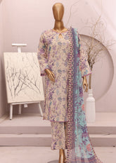 Dr. Prints By Schick Digital Printed Lawn 3 Piece Unstitched Suit SDH25DPDS BD-05