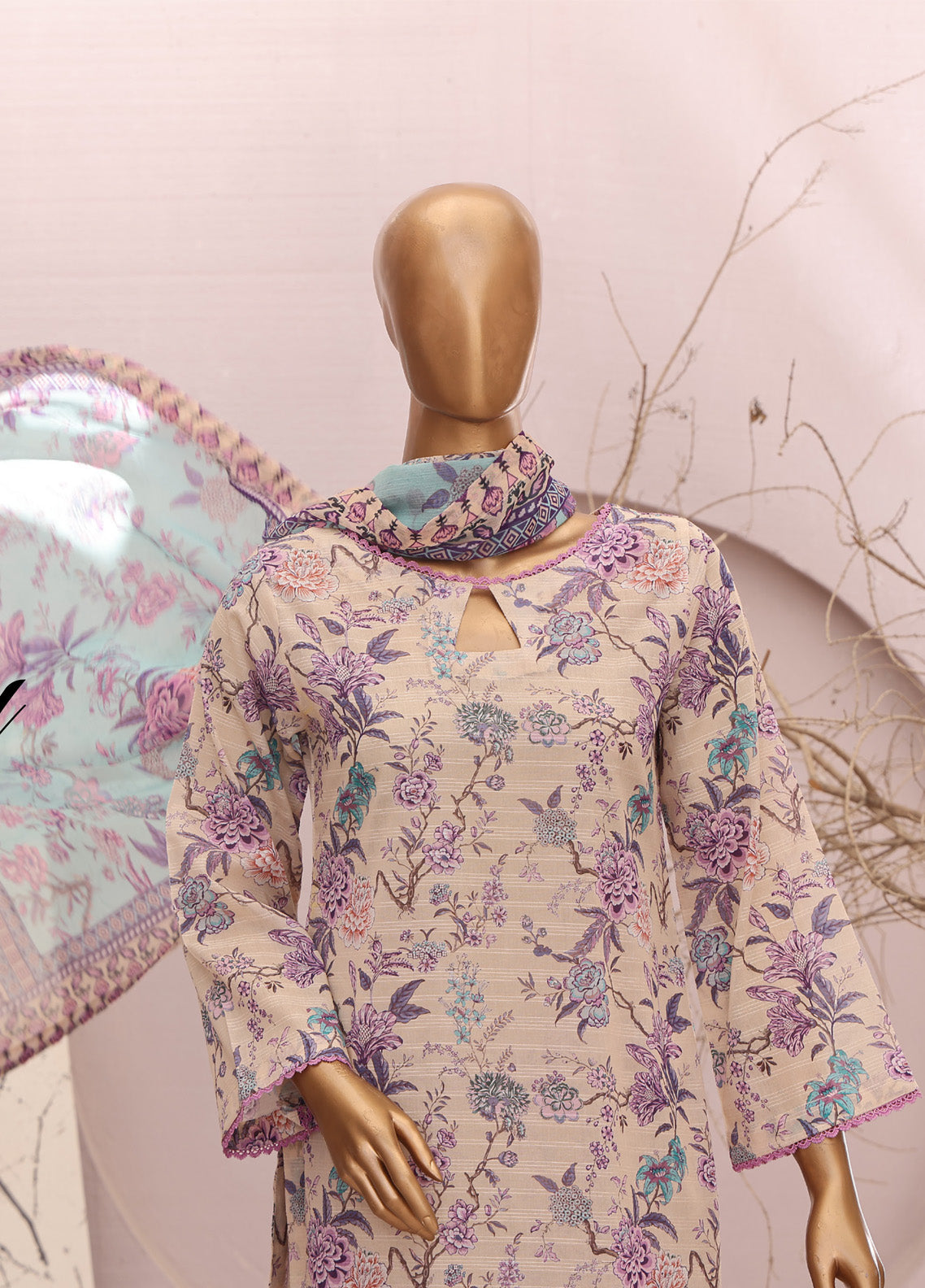 Dr. Prints By Schick Digital Printed Lawn 3 Piece Unstitched Suit SDH25DPDS BD-05 Dr. Prints By Schick Digital Printed Lawn 3 Piece Unstitched Suit SDH25DPDS BD-05