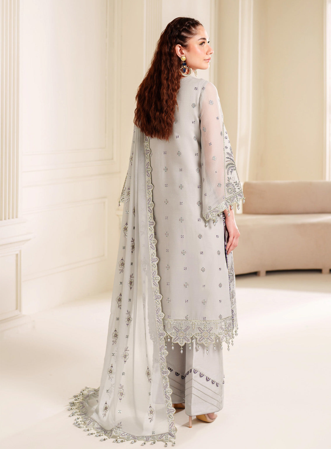 Dua By Alizeh Embroidered Chiffon 3 Piece Unstitched Suit AFB24DV3 D-3030 PAYAL Dua By Alizeh Embroidered Chiffon 3 Piece Unstitched Suit AFB24DV3 D-3030 PAYAL