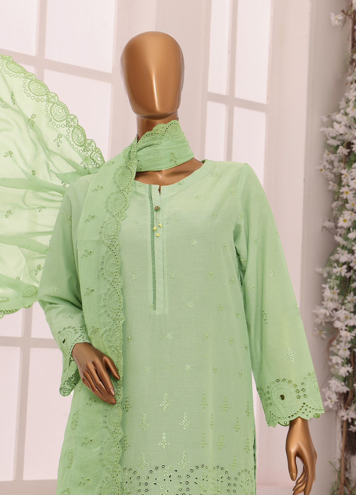 Dynasty By HZ Textile Chikankari Embroidered Lawn 3 Piece Unstitched Suit HZ24D DCE-03 Dynasty By HZ Textile Chikankari Embroidered Lawn 3 Piece Unstitched Suit HZ24D DCE-03