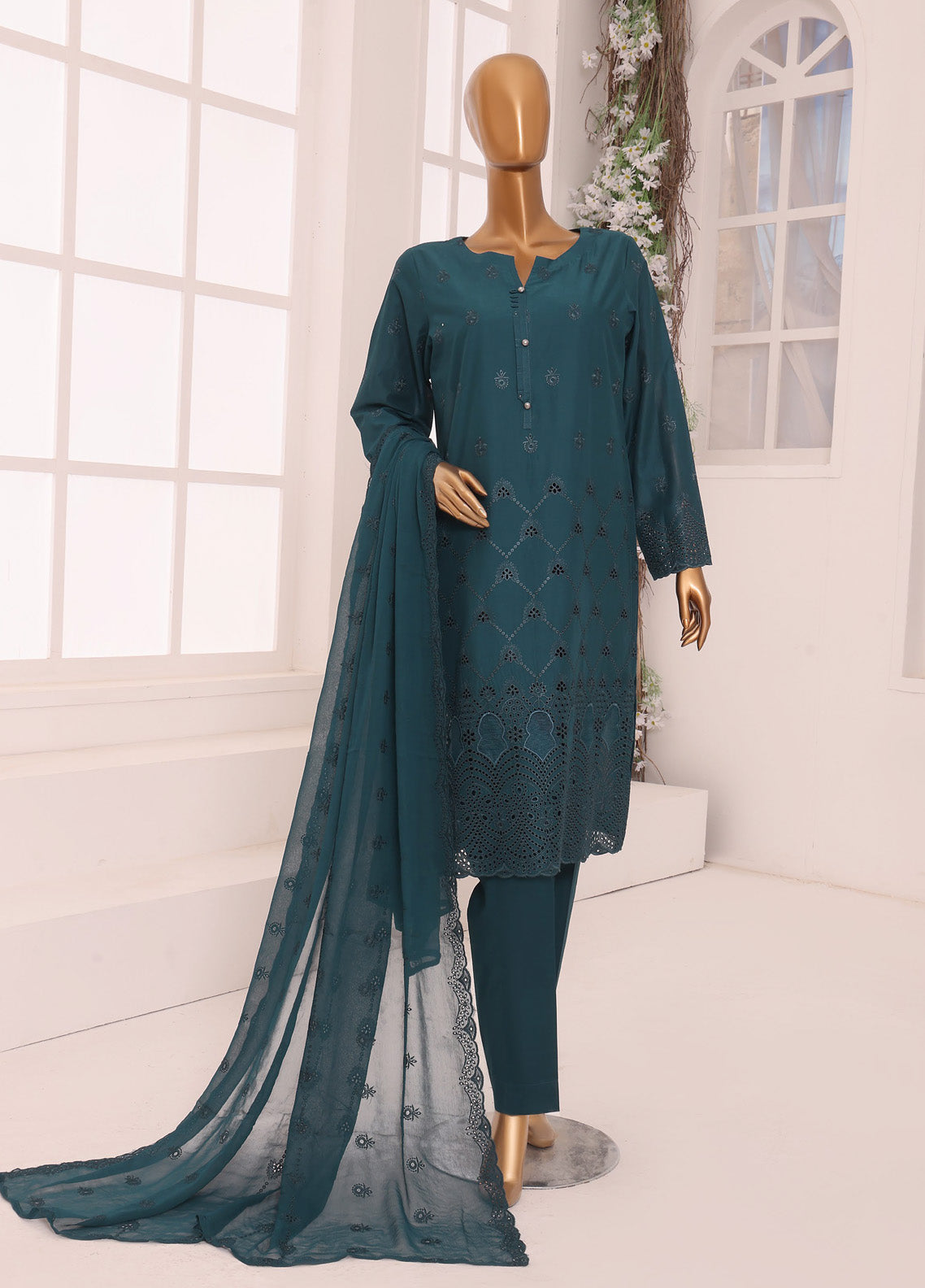 Dynasty By HZ Textile Chikankari Embroidered Lawn 3 Piece Unstitched Suit HZ24D DCE-04 Dynasty By HZ Textile Chikankari Embroidered Lawn 3 Piece Unstitched Suit HZ24D DCE-04