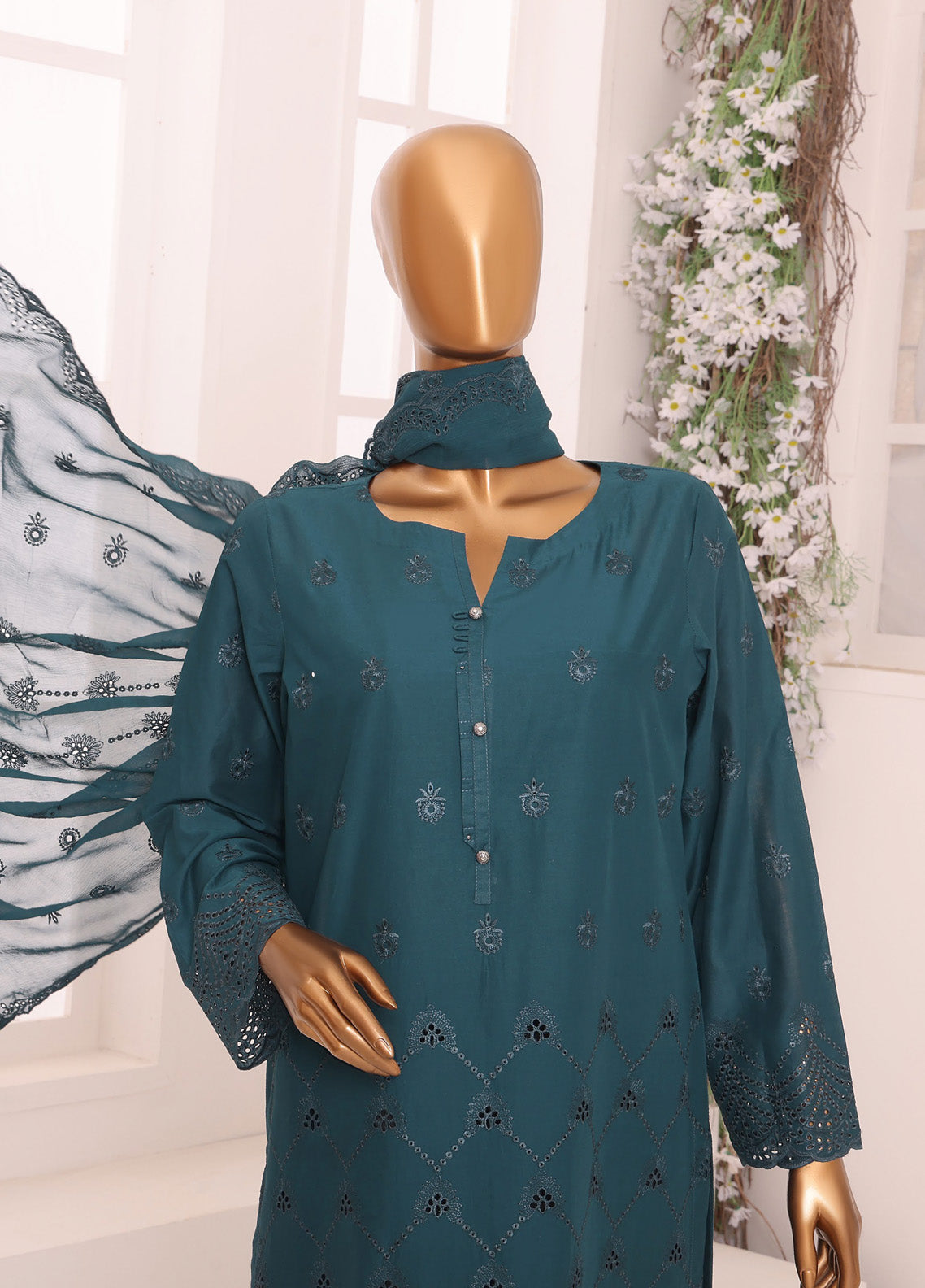 Dynasty By HZ Textile Chikankari Embroidered Lawn 3 Piece Unstitched Suit HZ24D DCE-04 Dynasty By HZ Textile Chikankari Embroidered Lawn 3 Piece Unstitched Suit HZ24D DCE-04