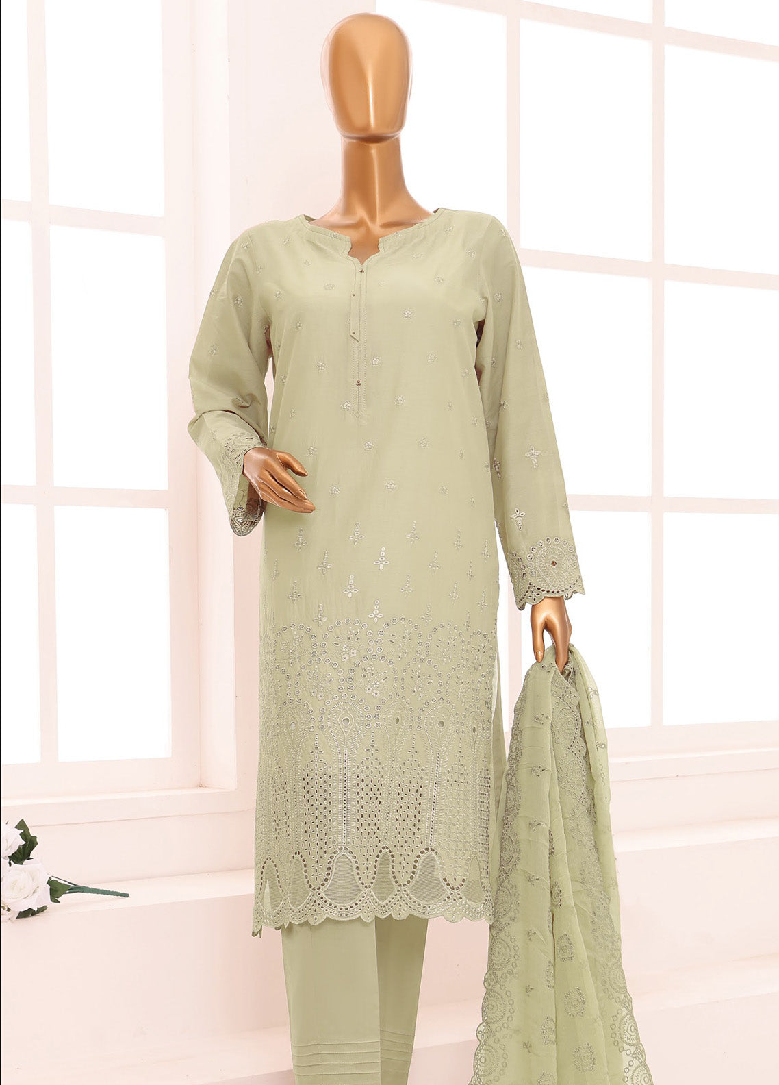 Dynasty By HZ Textile Chikankari Embroidered Lawn 3 Piece Unstitched Suit HZ24D DCE-06 Dynasty By HZ Textile Chikankari Embroidered Lawn 3 Piece Unstitched Suit HZ24D DCE-06