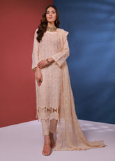 Edition Bareeze By Schick Chikankari Slub Lawn 3 Piece Unstitched Suit SDH24EBCSL D-02