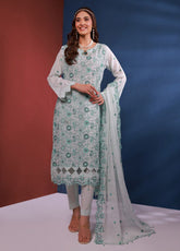 Edition Bareeze By Schick Chikankari Slub Lawn 3 Piece Unstitched Suit SDH24EBCSL D-04