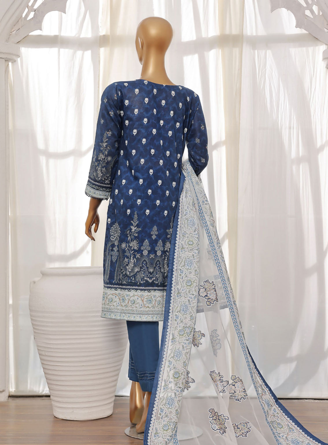 Eid Edit By HZ Textile Embroidered Lawn 3 Piece Stitched Suit HZ24EE D-406 Eid Edit By HZ Textile Embroidered Lawn 3 Piece Stitched Suit HZ24EE D-406