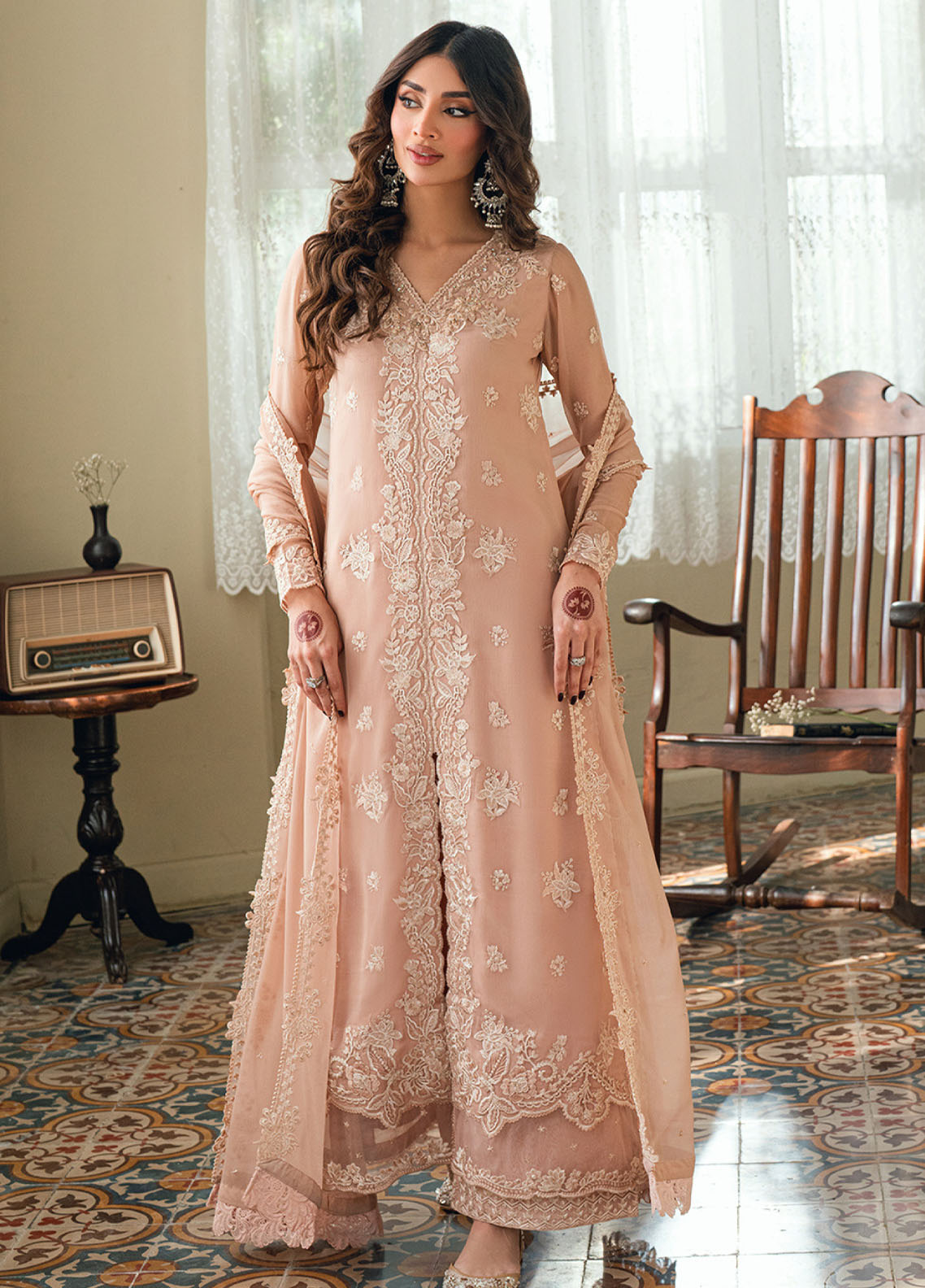 Eid Ensembles By Azure Embroidered Chiffon 4 Piece Unstitched Suit AZU26EE D-COSMIC BLUSH Eid Ensembles By Azure Embroidered Chiffon 4 Piece Unstitched Suit AZU26EE D-COSMIC BLUSH