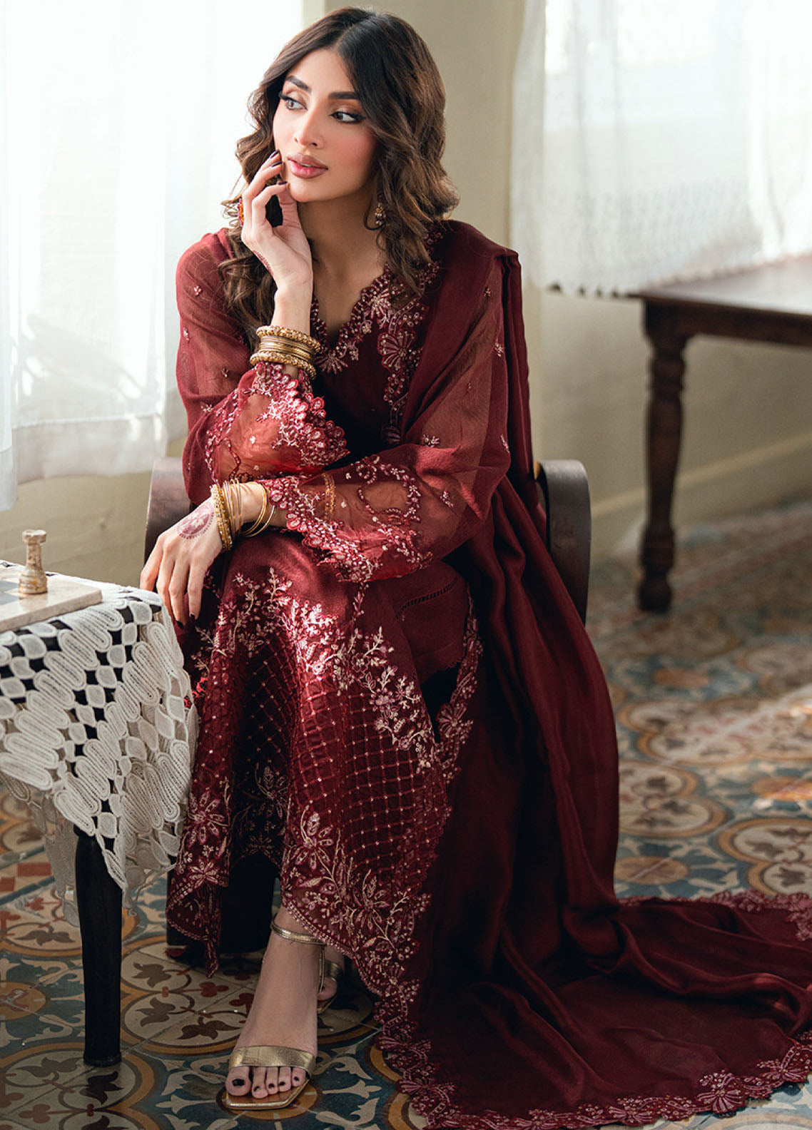 Eid Ensembles By Azure Embroidered Khaddi Net 4 Piece Unstitched Suit AZU26EE D-HIBISCUS Eid Ensembles By Azure Embroidered Khaddi Net 4 Piece Unstitched Suit AZU26EE D-HIBISCUS