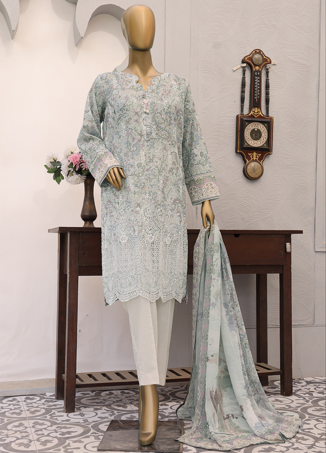 Eid Festive By HZ Textile Embroidered Lawn 3 Piece Unstitched Suit HZ25F EF-1012 Eid Festive By HZ Textile Embroidered Lawn 3 Piece Unstitched Suit HZ25F EF-1012