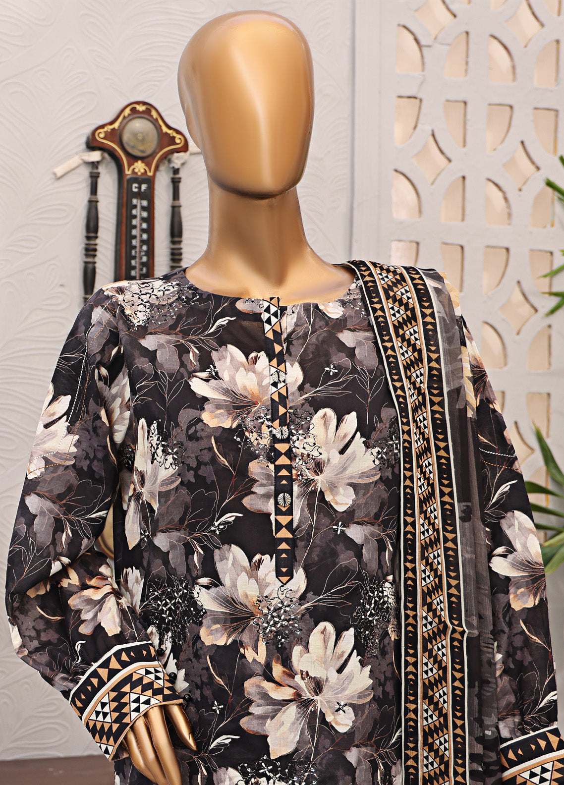 Eid Festive By HZ Textile Embroidered Lawn 3 Piece Unstitched Suit HZ25F EF-1014 Eid Festive By HZ Textile Embroidered Lawn 3 Piece Unstitched Suit HZ25F EF-1014