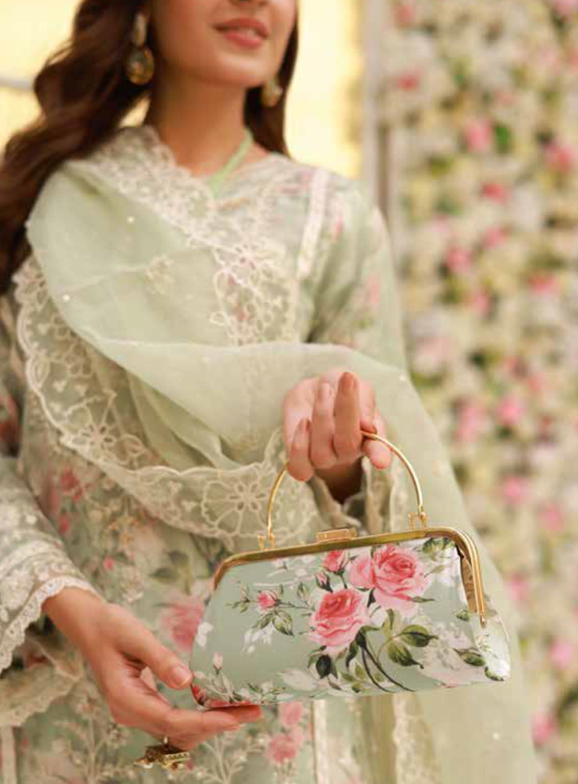 Elaf By Schick Luxury Embroidered Organza 3 Piece Semi Stitched Suit SDH24E LEO-02 Elaf By Schick Luxury Embroidered Organza 3 Piece Semi Stitched Suit SDH24E LEO-02