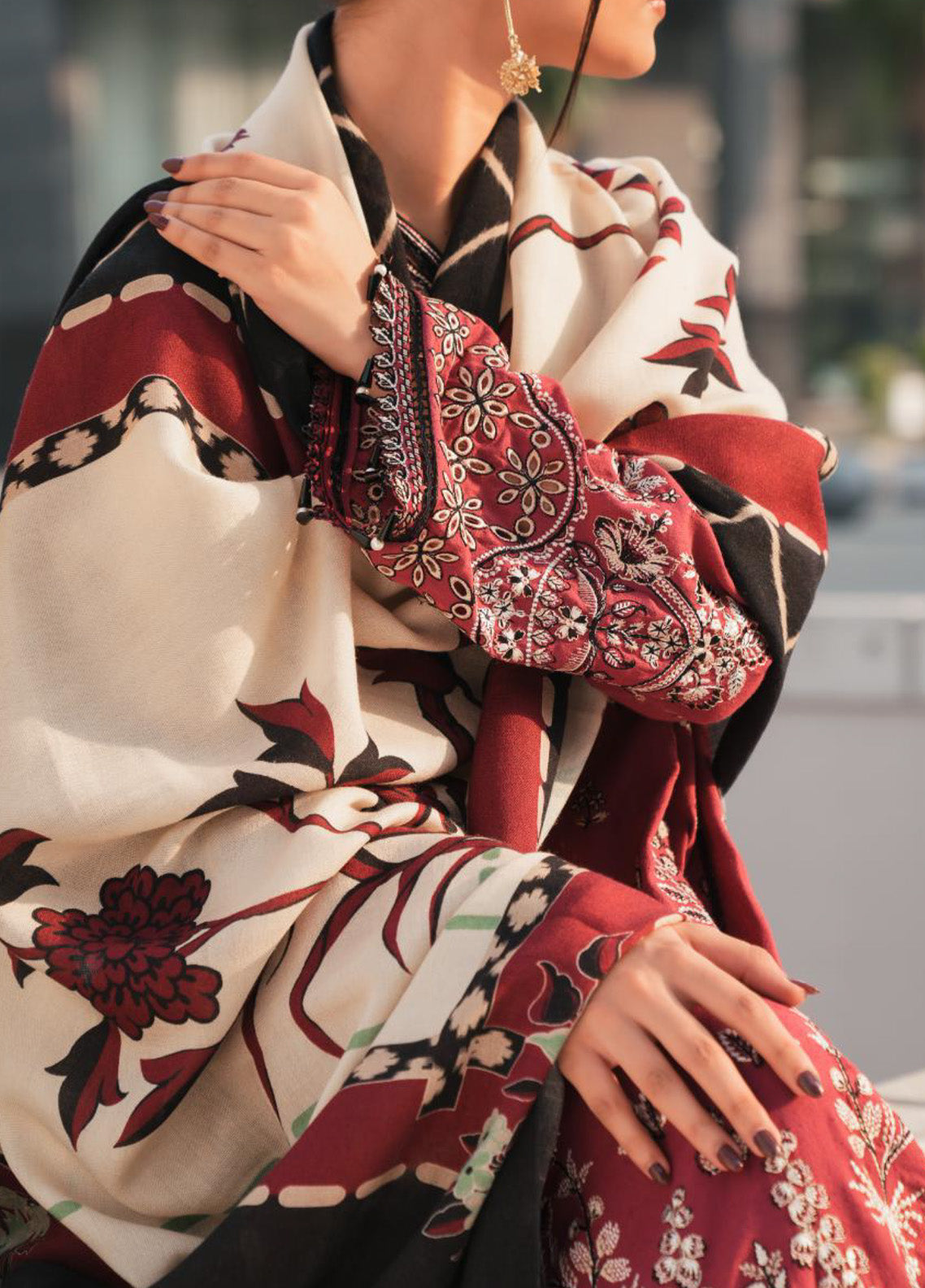 Elaf Embroidered Karandi 3 Piece Unstitched Suit EL24PW 5A SWEETEST KISS Elaf Embroidered Karandi 3 Piece Unstitched Suit EL24PW 5A SWEETEST KISS