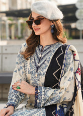 Elaf Embroidered Karandi 3 Piece Unstitched Suit EL24PW 5B CHERISHED MEMORIES