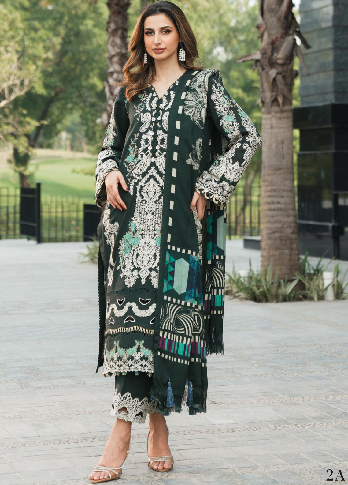 Elaf Embroidered Khaddar 3 Piece Unstitched Suit EL24PW 2A SWEET HARMONY Elaf Embroidered Khaddar 3 Piece Unstitched Suit EL24PW 2A SWEET HARMONY
