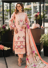 Elaf Embroidered Khaddar 3 Piece Unstitched Suit EL24PW 7B FLOURISHING ROMANCE