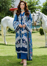 Elaf Embroidered Lawn 3 Piece Unstitched Suit EF25LV2 D-ELH-2A ZIVA