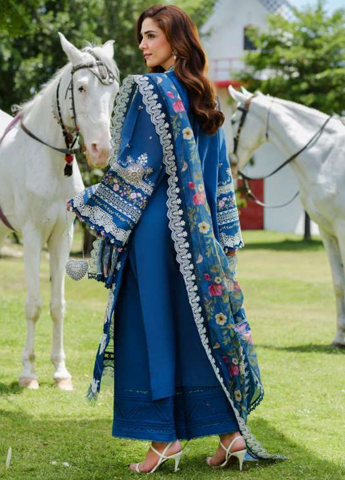 Elaf Embroidered Lawn 3 Piece Unstitched Suit EF25LV2 D-ELH-2A ZIVA Elaf Embroidered Lawn 3 Piece Unstitched Suit EF25LV2 D-ELH-2A ZIVA