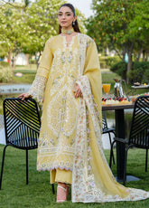 Elaf Embroidered Lawn 3 Piece Unstitched Suit EF25LV2 D-ELH-4A DANDELION