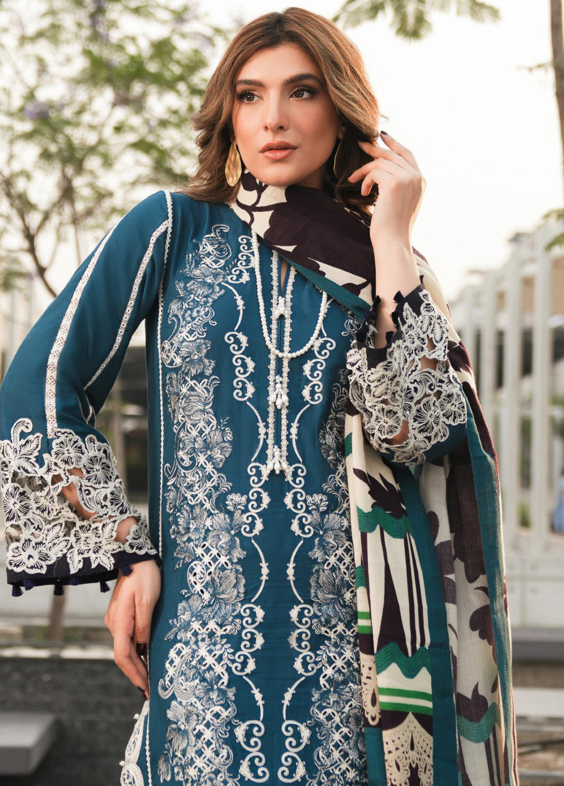 Elaf Embroidered Linen 3 Piece Unstitched Suit EL24PW 1B HEARTFELT Whisper Elaf Embroidered Linen 3 Piece Unstitched Suit EL24PW 1B HEARTFELT Whisper