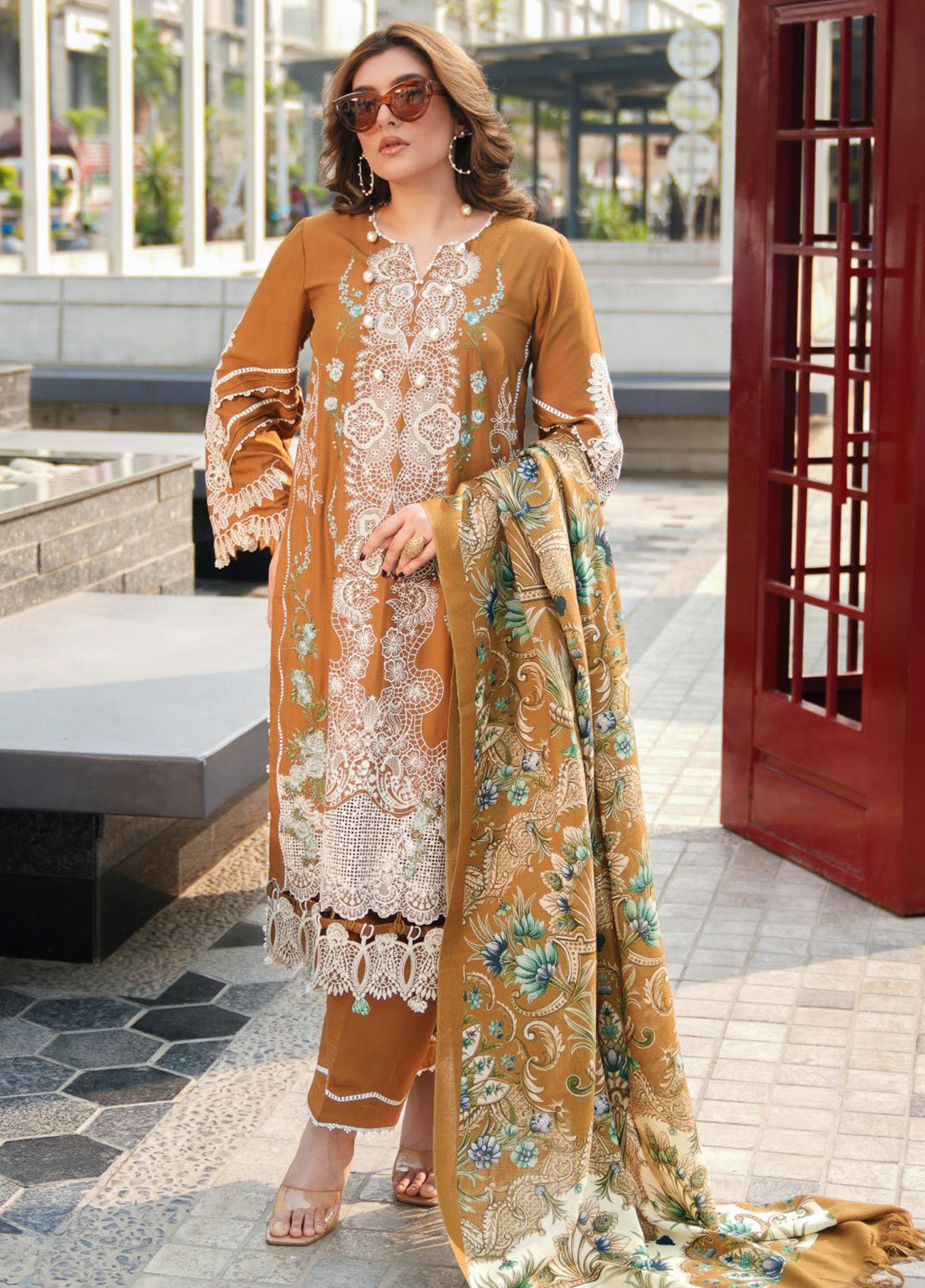 Elaf Embroidered Linen 3 Piece Unstitched Suit EL24PW 3A SUNKISSED MEADOWS Elaf Embroidered Linen 3 Piece Unstitched Suit EL24PW 3A SUNKISSED MEADOWS