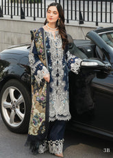 Elaf Embroidered Linen 3 Piece Unstitched Suit EL24PW 3B DREAMY EMBRACE