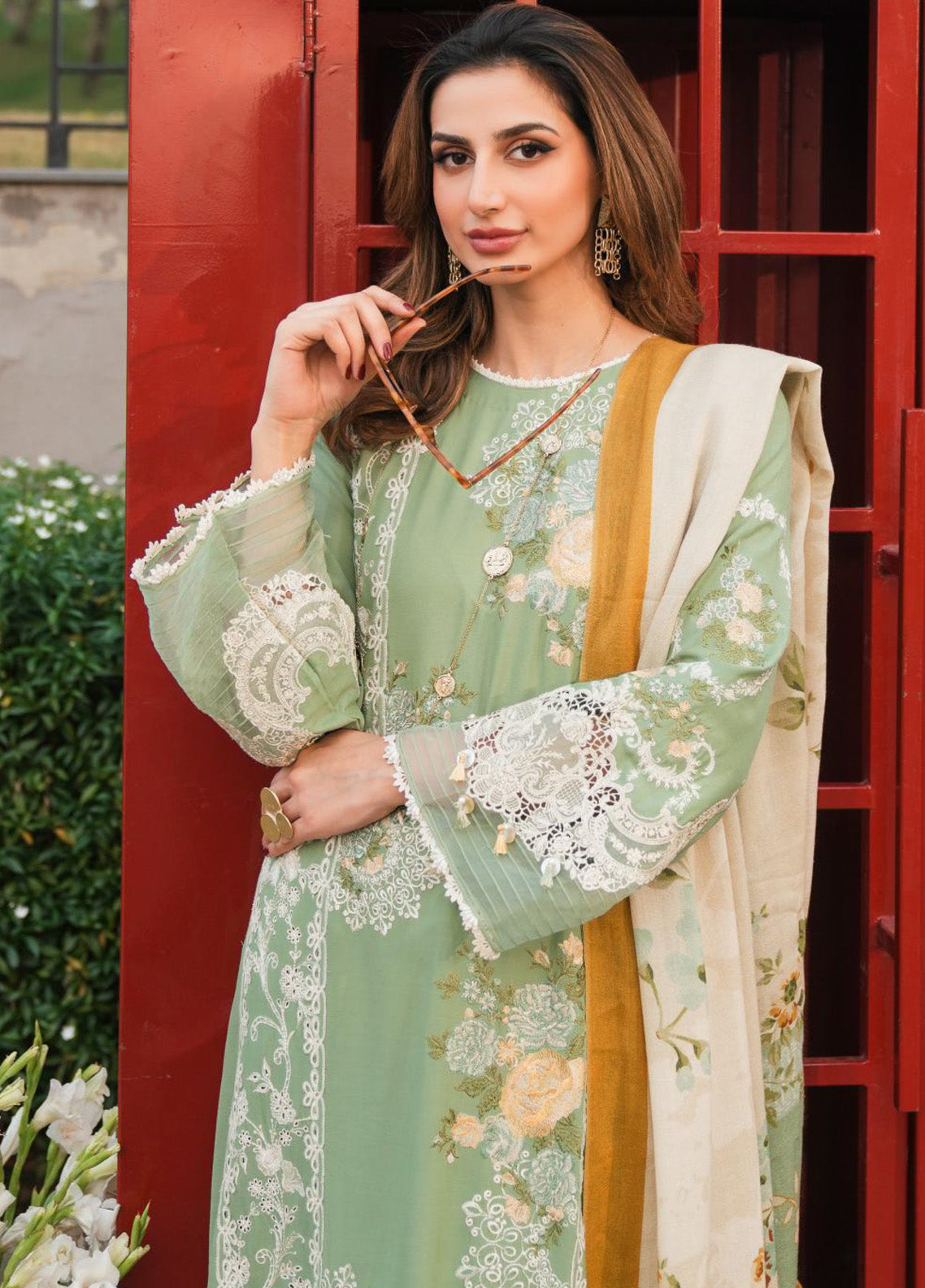 Elaf Embroidered Linen 3 Piece Unstitched Suit EL24PW 4B WHISPERS OF JOY Elaf Embroidered Linen 3 Piece Unstitched Suit EL24PW 4B WHISPERS OF JOY