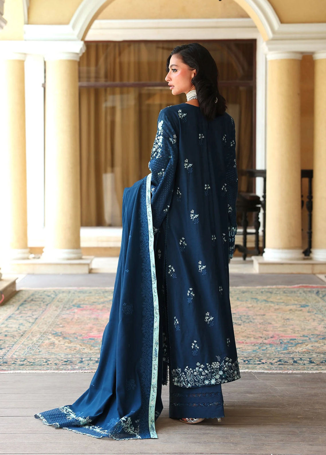 Elaf Luxury Embroidered Karandi 3 Piece Unstitched Suit EF25LW D-EWK-3B AQUELUNE Elaf Luxury Embroidered Karandi 3 Piece Unstitched Suit EF25LW D-EWK-3B AQUELUNE