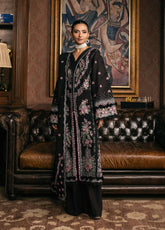 Elaf Luxury Embroidered Karandi 3 Piece Unstitched Suit EF25LW D-EWK-4A NIGHTBELLE