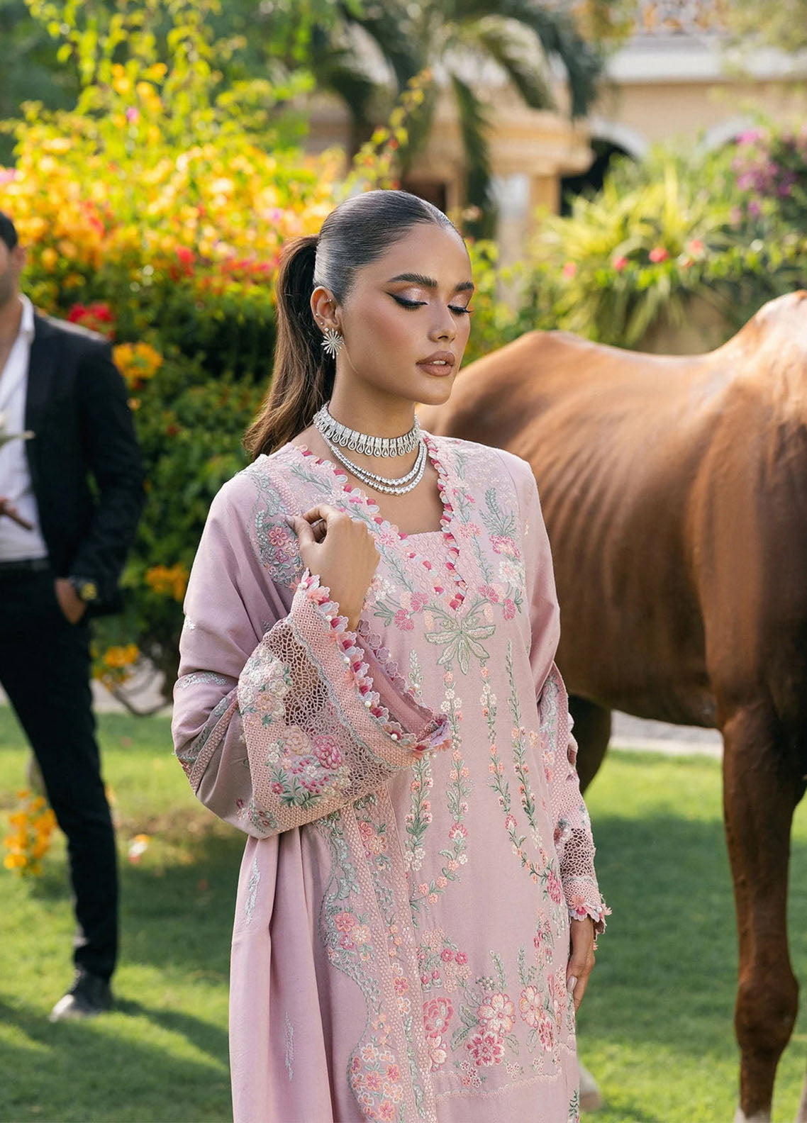 Elaf Luxury Embroidered Karandi 3 Piece Unstitched Suit EF25LW D-EWK-7B HUSHPINK Elaf Luxury Embroidered Karandi 3 Piece Unstitched Suit EF25LW D-EWK-7B HUSHPINK