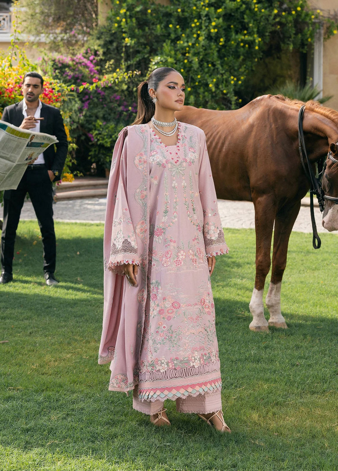 Elaf Luxury Embroidered Karandi 3 Piece Unstitched Suit EF25LW D-EWK-7B HUSHPINK Elaf Luxury Embroidered Karandi 3 Piece Unstitched Suit EF25LW D-EWK-7B HUSHPINK