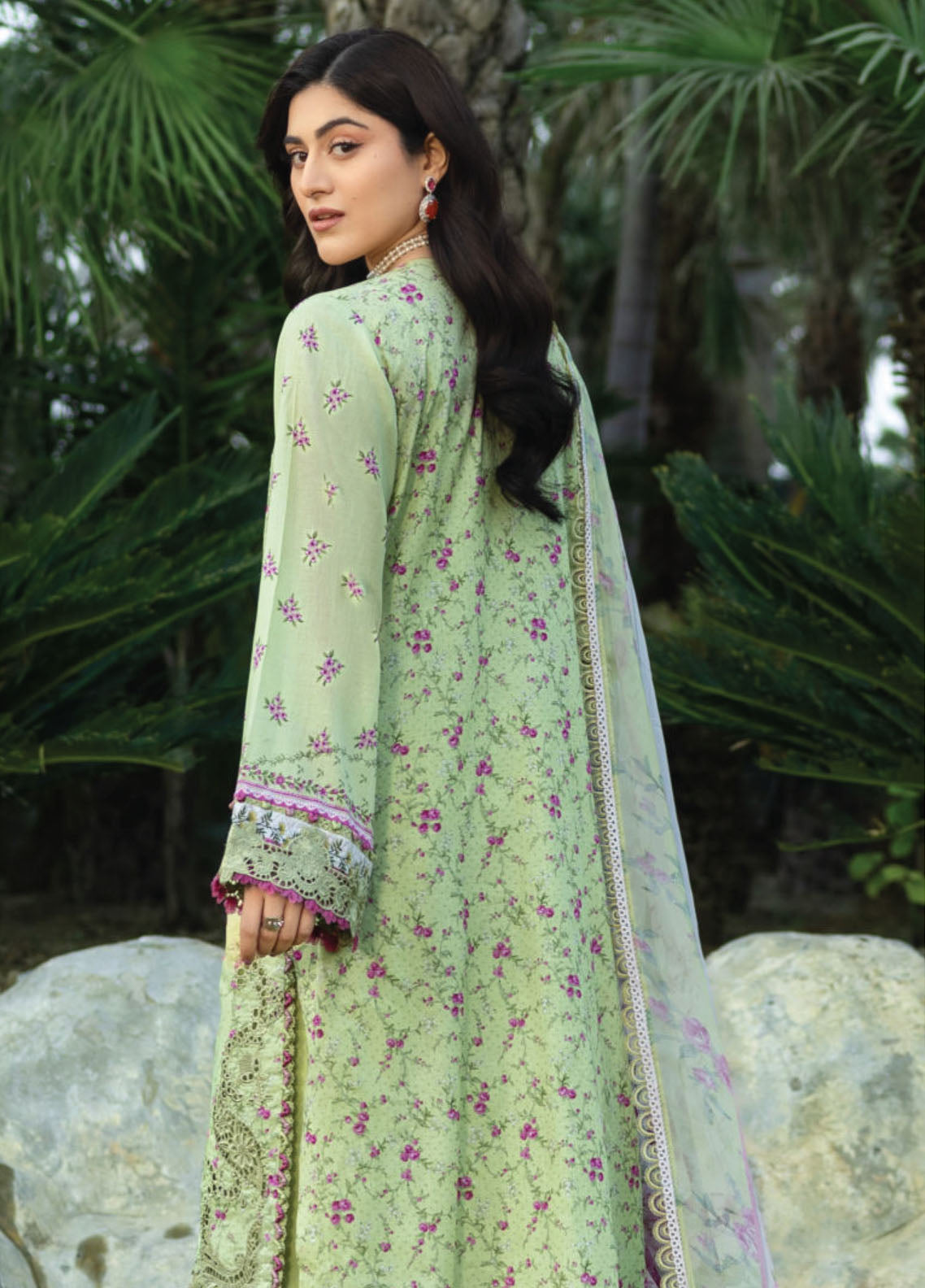 Elaf Premium Chikankari Lawn 3 Piece Unstitched Suit EF26CP D-ERC-2A HINA Elaf Premium Chikankari Lawn 3 Piece Unstitched Suit EF26CP D-ERC-2A HINA