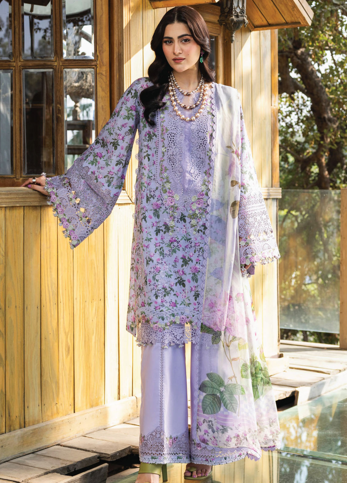 Elaf Premium Chikankari Lawn 3 Piece Unstitched Suit EF26CP D-ERC-6B IRIS Elaf Premium Chikankari Lawn 3 Piece Unstitched Suit EF26CP D-ERC-6B IRIS