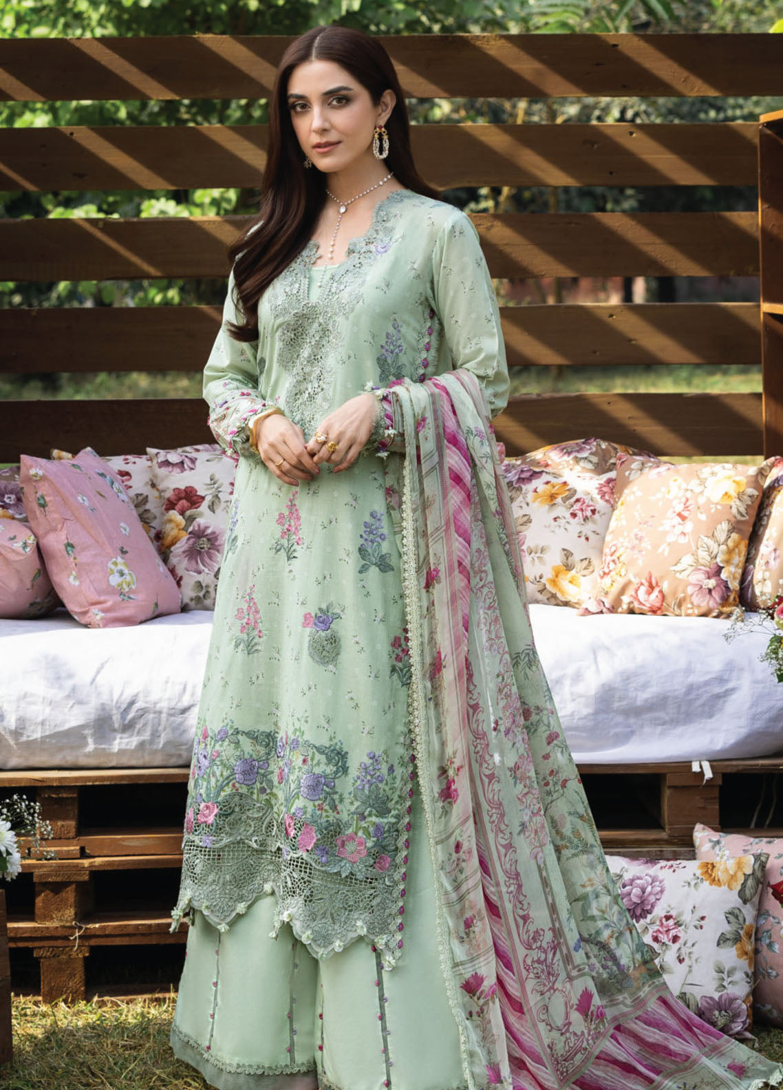 Elaf Premium Chikankari Lawn 3 Piece Unstitched Suit EF26CP D-ERC-7B NAHL Elaf Premium Chikankari Lawn 3 Piece Unstitched Suit EF26CP D-ERC-7B NAHL