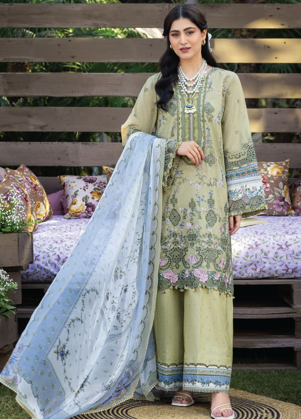 Elaf Premium Chikankari Lawn 3 Piece Unstitched Suit EF26CP D-ERC-8B MENAH Elaf Premium Chikankari Lawn 3 Piece Unstitched Suit EF26CP D-ERC-8B MENAH