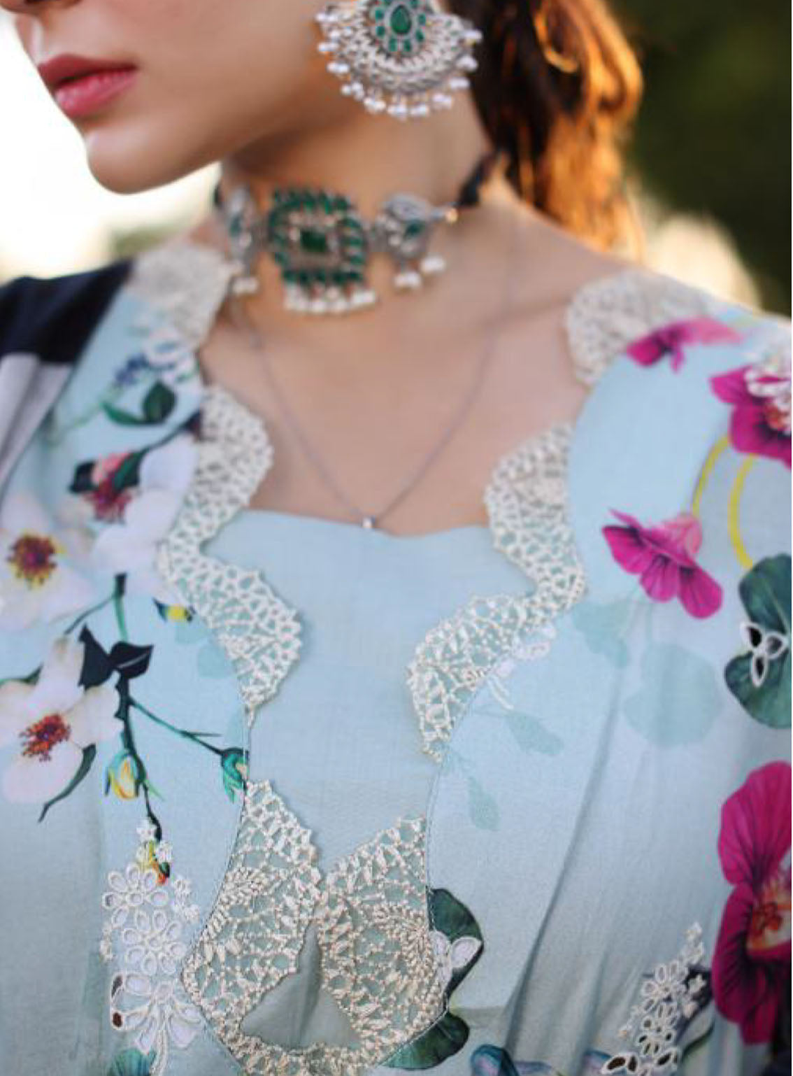 Elaf Print Chikankari Lawn 3 Piece Unstitched Suit EF24C ECK-01 B AQUABELLA Elaf Print Chikankari Lawn 3 Piece Unstitched Suit EF24C ECK-01 B AQUABELLA